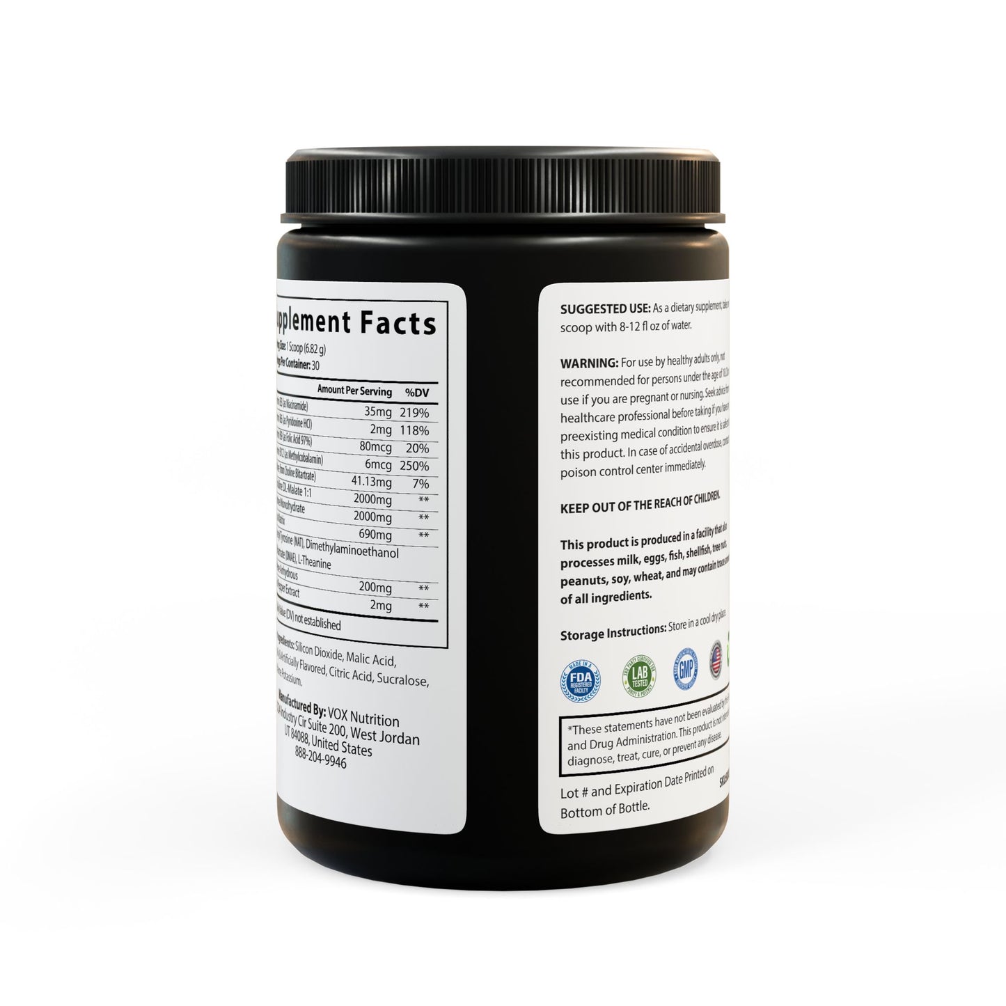 NYTY. Menace 2 Society™ Pre-Workout Supplement, Fruit Punch (204g, 7.1oz)