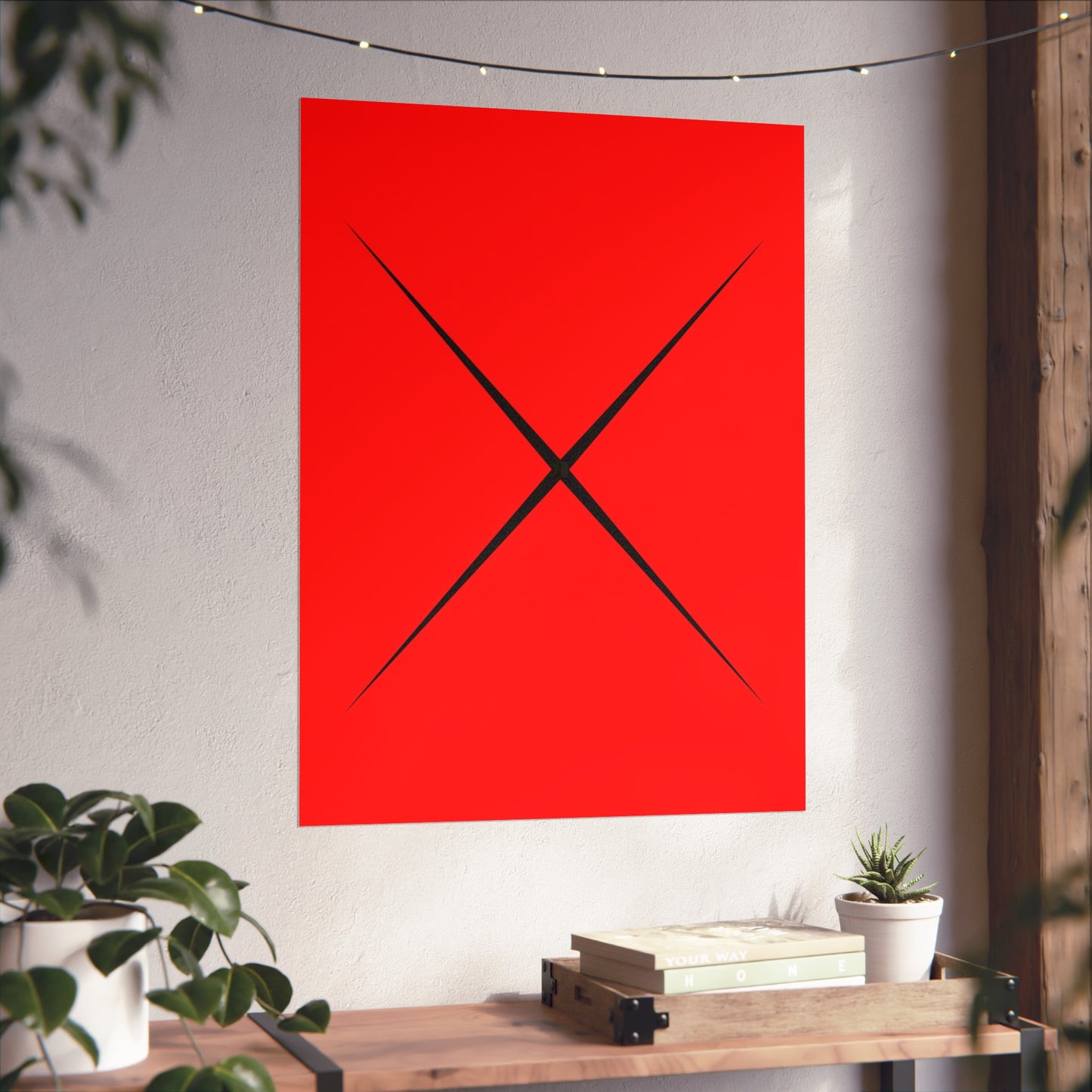 X Marks the Menace in The Abode™ Fine Art Poster