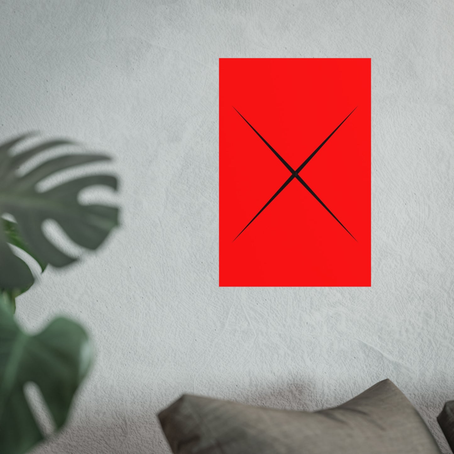 X Marks the Menace in The Abode™ Fine Art Poster