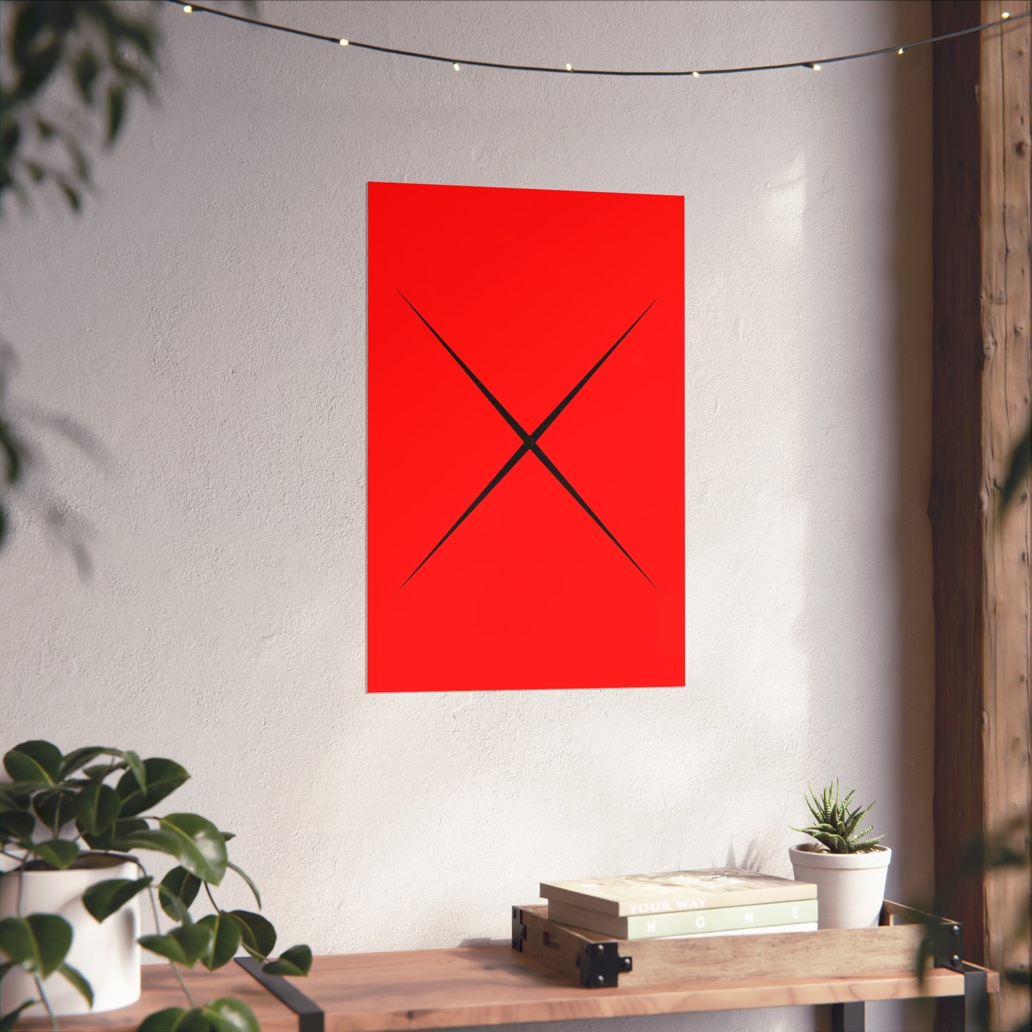 X Marks the Menace in The Abode™ Fine Art Poster