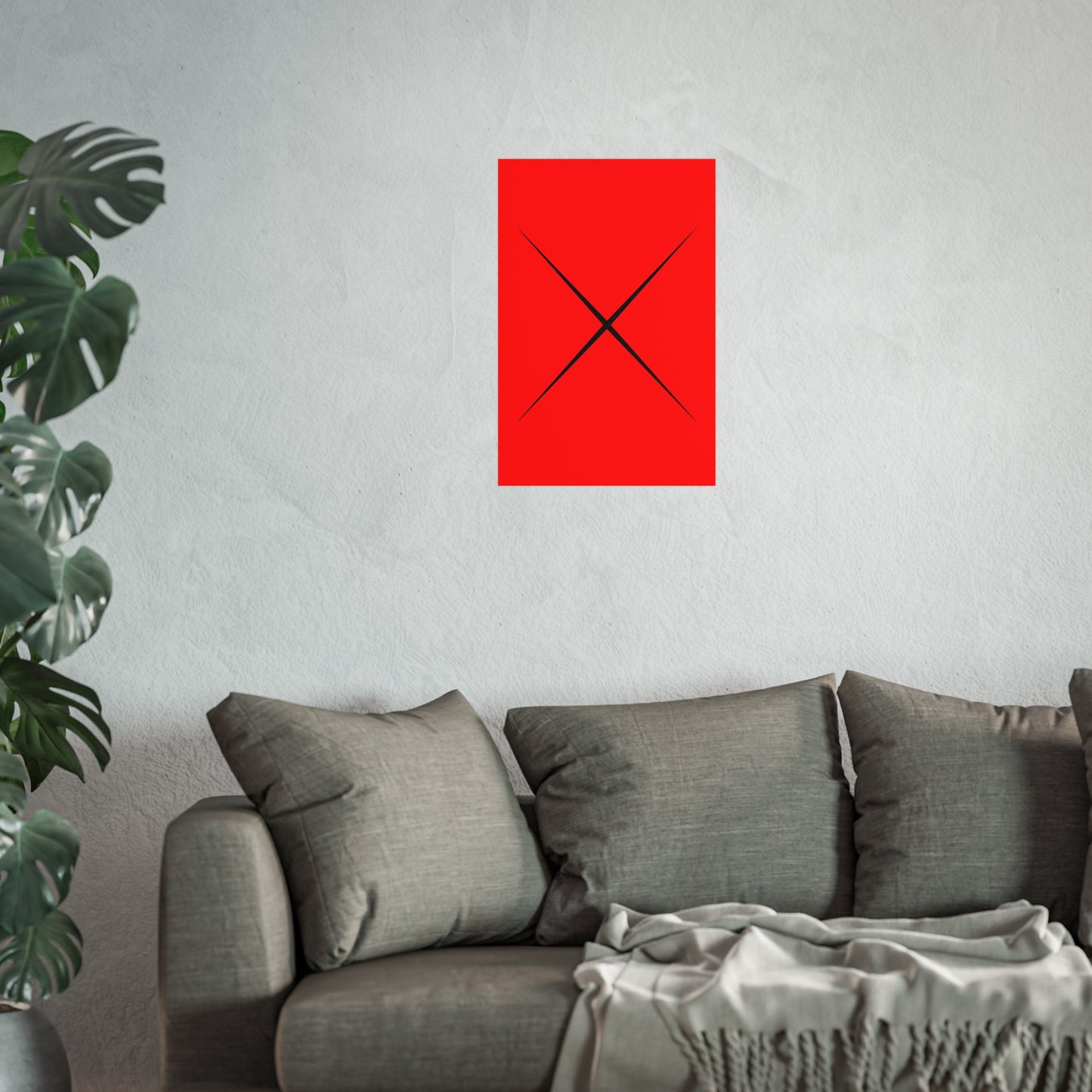 X Marks the Menace in The Abode™ Fine Art Poster