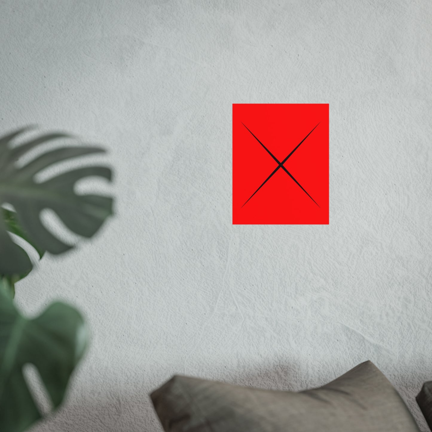 X Marks the Menace in The Abode™ Fine Art Poster