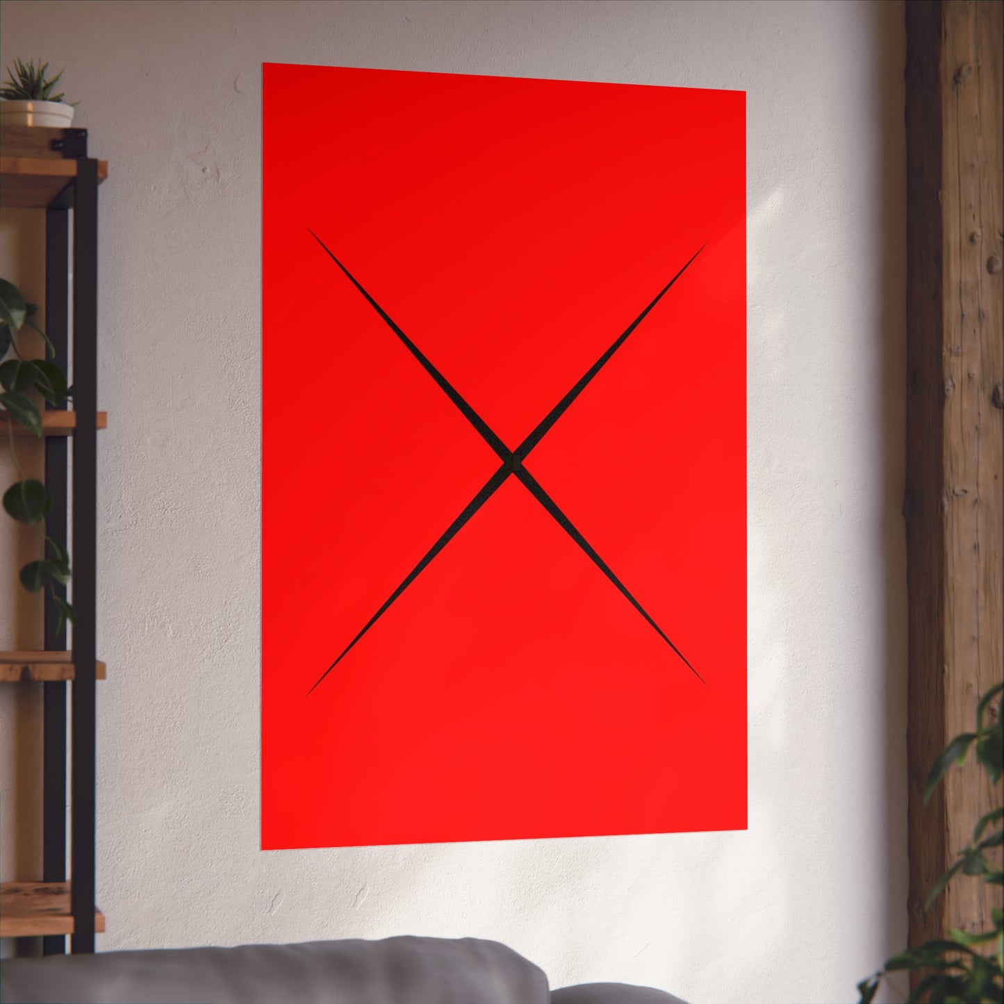 X Marks the Menace in The Abode™ Fine Art Poster