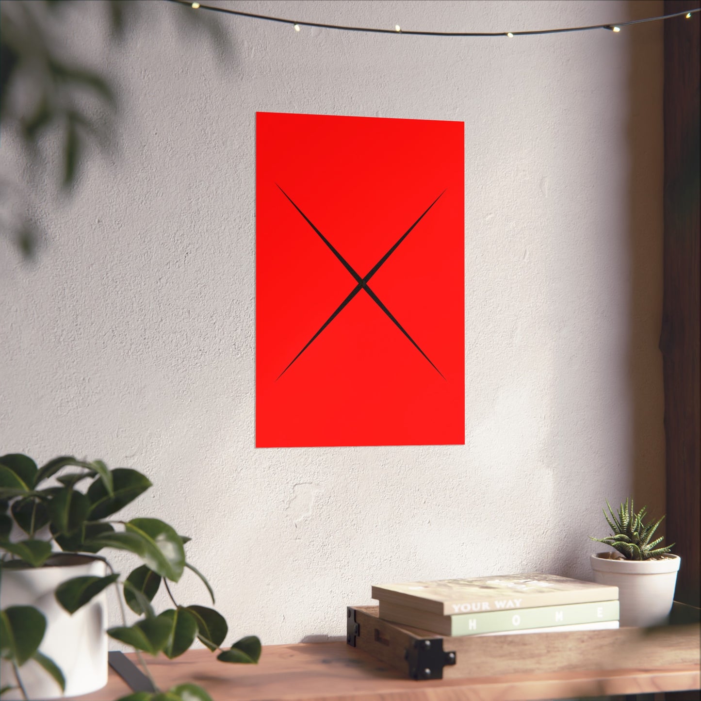 X Marks the Menace in The Abode™ Fine Art Poster