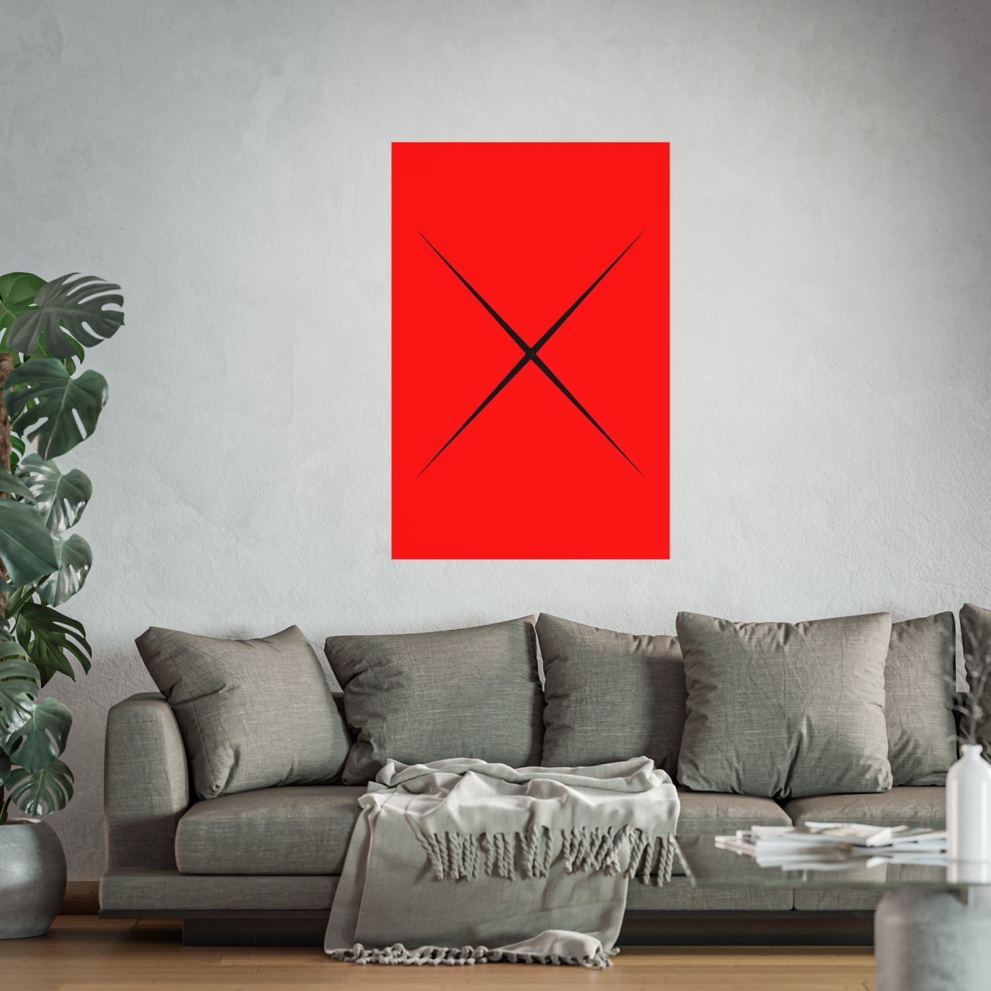 X Marks the Menace in The Abode™ Fine Art Poster