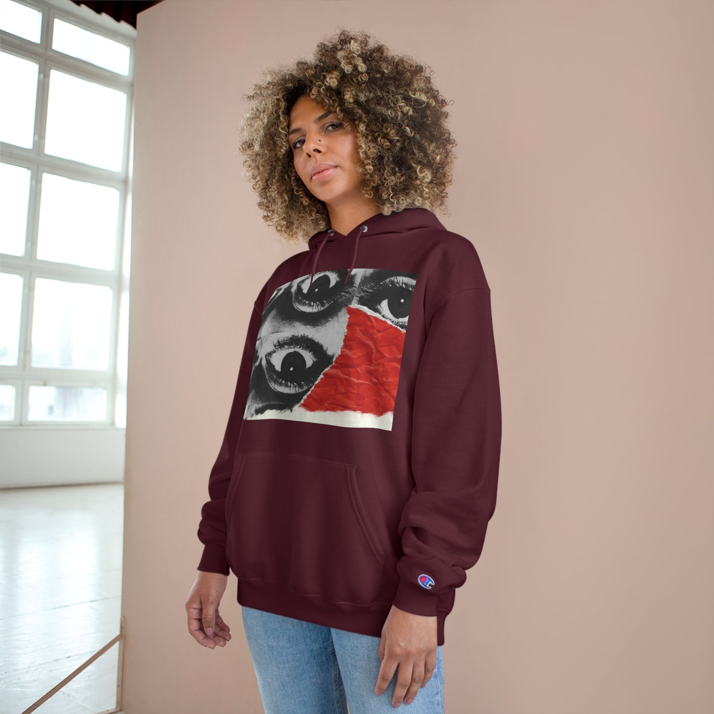 NYTY. 3rd Eye Blingin' Champion Hoodie