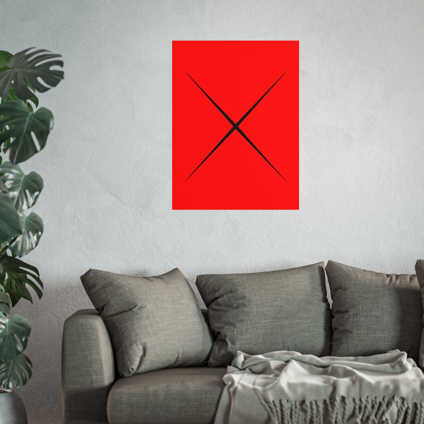 X Marks the Menace in The Abode™ Fine Art Poster