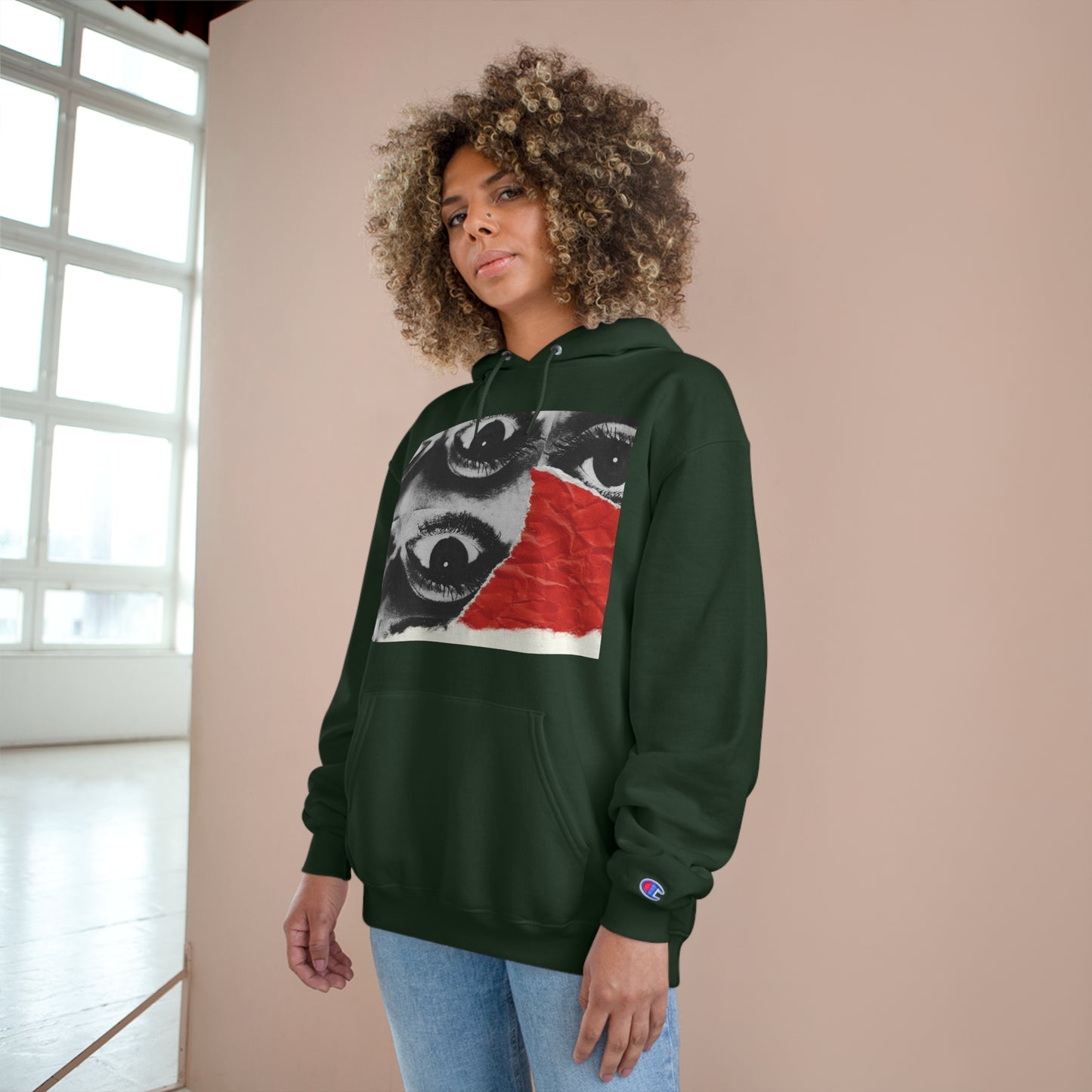 NYTY. 3rd Eye Blingin' Champion Hoodie
