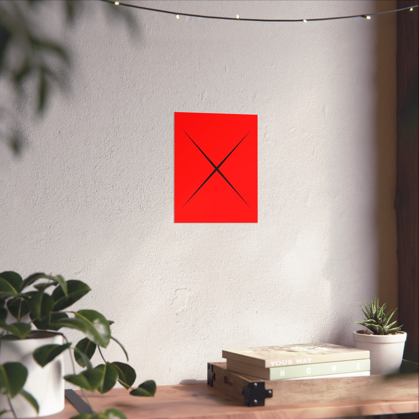 X Marks the Menace in The Abode™ Fine Art Poster